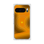 プレミアムスクエアケース with Pixelsnap［ CASEPLAY Winding Pattern - Orange ］