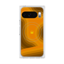 プレミアムスクエアケース with Pixelsnap［ CASEPLAY Winding Pattern - Orange ］