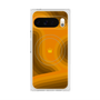 プレミアムスクエアケース with Pixelsnap［ CASEPLAY Winding Pattern - Orange ］