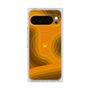 プレミアムスクエアケース with Pixelsnap［ CASEPLAY Winding Pattern - Orange ］