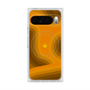 プレミアムスクエアケース with Pixelsnap［ CASEPLAY Winding Pattern - Orange ］