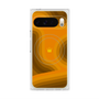 プレミアムスクエアケース with Pixelsnap［ CASEPLAY Winding Pattern - Orange ］