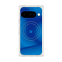 プレミアムスクエアケース with Pixelsnap［ CASEPLAY Winding Pattern - Blue ］