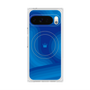 プレミアムスクエアケース with Pixelsnap［ CASEPLAY Winding Pattern - Blue ］