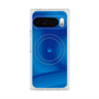 プレミアムスクエアケース with Pixelsnap［ CASEPLAY Winding Pattern - Blue ］