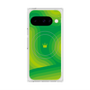 プレミアムスクエアケース with Pixelsnap［ CASEPLAY Winding Pattern - Green ］