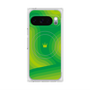 プレミアムスクエアケース with Pixelsnap［ CASEPLAY Winding Pattern - Green ］