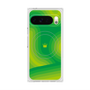 プレミアムスクエアケース with Pixelsnap［ CASEPLAY Winding Pattern - Green ］