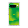 プレミアムスクエアケース with Pixelsnap［ CASEPLAY Winding Pattern - Green ］