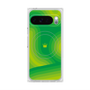 プレミアムスクエアケース with Pixelsnap［ CASEPLAY Winding Pattern - Green ］