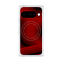 プレミアムスクエアケース with Pixelsnap［ CASEPLAY Winding Pattern - Red ］