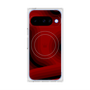 プレミアムスクエアケース with Pixelsnap［ CASEPLAY Winding Pattern - Red ］