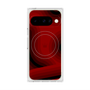 プレミアムスクエアケース with Pixelsnap［ CASEPLAY Winding Pattern - Red ］