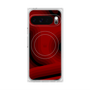 プレミアムスクエアケース with Pixelsnap［ CASEPLAY Winding Pattern - Red ］