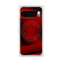 プレミアムスクエアケース with Pixelsnap［ CASEPLAY Winding Pattern - Red ］