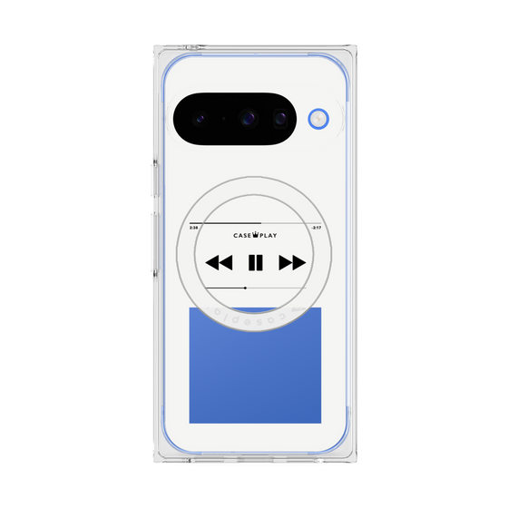 プレミアムスクエアケース with Pixelsnap［ Music Player ］