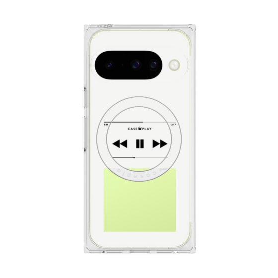 プレミアムスクエアケース with Pixelsnap［ Music Player ］