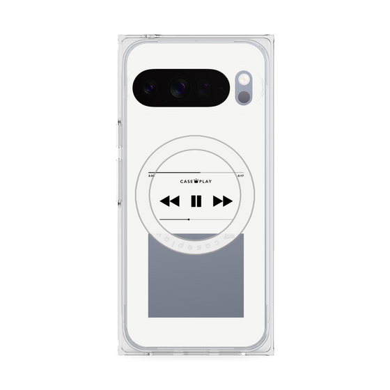 プレミアムスクエアケース with Pixelsnap［ Music Player ］