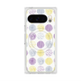 プレミアムスクエアケース with Pixelsnap［ Nordic Circle - Purple ］
