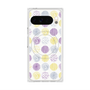 プレミアムスクエアケース with Pixelsnap［ Nordic Circle - Purple ］