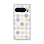 プレミアムスクエアケース with Pixelsnap［ Nordic Circle - Purple ］