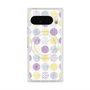 プレミアムスクエアケース with Pixelsnap［ Nordic Circle - Purple ］