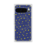 プレミアムスクエアケース with Pixelsnap［ Drawing Dot - Navy ］