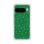 プレミアムスクエアケース with Pixelsnap［ Drawing Dot - Green ］