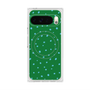 プレミアムスクエアケース with Pixelsnap［ Drawing Dot - Green ］