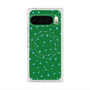 プレミアムスクエアケース with Pixelsnap［ Drawing Dot - Green ］