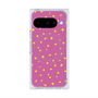 プレミアムスクエアケース with Pixelsnap［ Drawing Dot - Pink ］