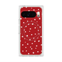 プレミアムスクエアケース with Pixelsnap［ Drawing Dot - Red ］