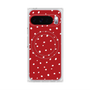 プレミアムスクエアケース with Pixelsnap［ Drawing Dot - Red ］