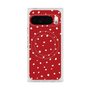 プレミアムスクエアケース with Pixelsnap［ Drawing Dot - Red ］