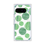プレミアムスクエアケース with Pixelsnap［ Nordic Dot - Green ］