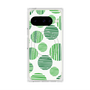 プレミアムスクエアケース with Pixelsnap［ Nordic Dot - Green ］