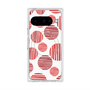 プレミアムスクエアケース with Pixelsnap［ Nordic Dot - Red ］