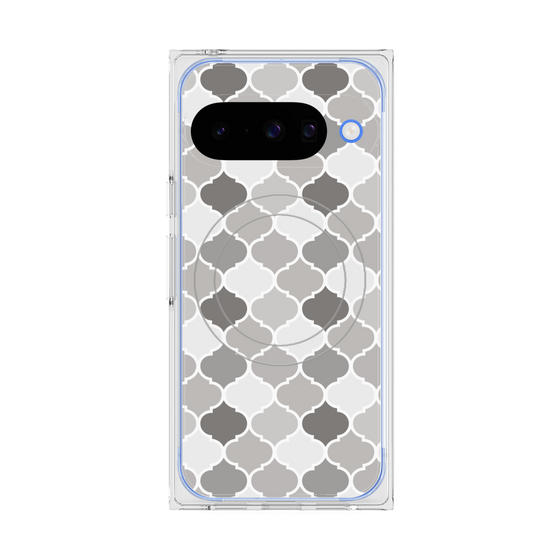 プレミアムスクエアケース with Pixelsnap［ Moroccan1 color - Gray ］