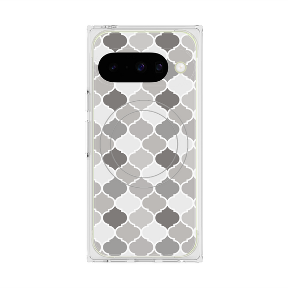 プレミアムスクエアケース with Pixelsnap［ Moroccan1 color - Gray ］