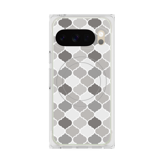 プレミアムスクエアケース with Pixelsnap［ Moroccan1 color - Gray ］