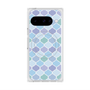 プレミアムスクエアケース with Pixelsnap［ Moroccan1 color - Blue ］