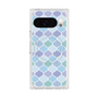 プレミアムスクエアケース with Pixelsnap［ Moroccan1 color - Blue ］