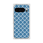 プレミアムスクエアケース with Pixelsnap［ Moroccan2 - Blue ］