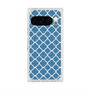 プレミアムスクエアケース with Pixelsnap［ Moroccan2 - Blue ］