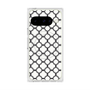 プレミアムスクエアケース with Pixelsnap［ Moroccan3 - Black ］