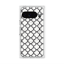 プレミアムスクエアケース with Pixelsnap［ Moroccan3 - Black ］