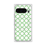 プレミアムスクエアケース with Pixelsnap［ Moroccan3 - Green ］
