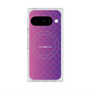 プレミアムスクエアケース with Pixelsnap［ CASEPLAY Check - Purple ］