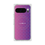 プレミアムスクエアケース with Pixelsnap［ CASEPLAY Check - Purple ］