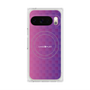 プレミアムスクエアケース with Pixelsnap［ CASEPLAY Check - Purple ］